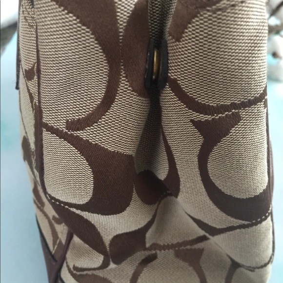 Coach🌷Purse Sz Med Tan/Brown - Picture 5 of 8